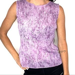 Women’s Sleeveless Scoop Neck Stretch Top Blouse